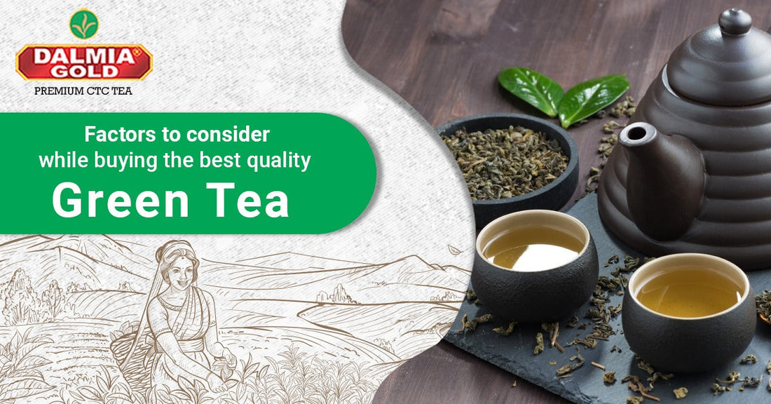 Factors to consider while buying the best quality green tea | Dalmia Gold