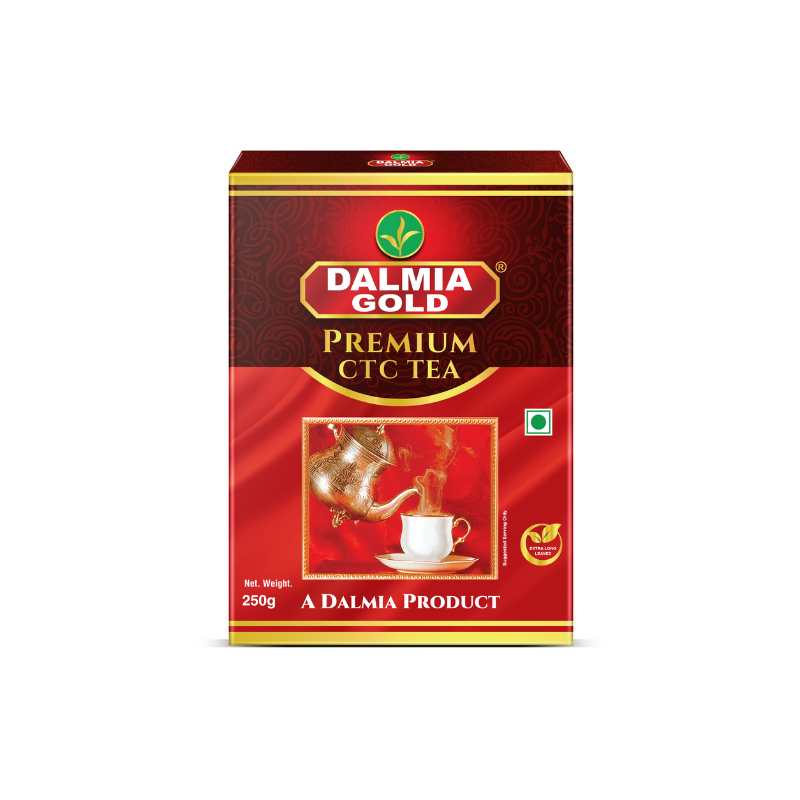 DALMIA GOLD Premium TEA - 250GMS (Mono Carton) | PREMIUM | (PACK OF 2)
