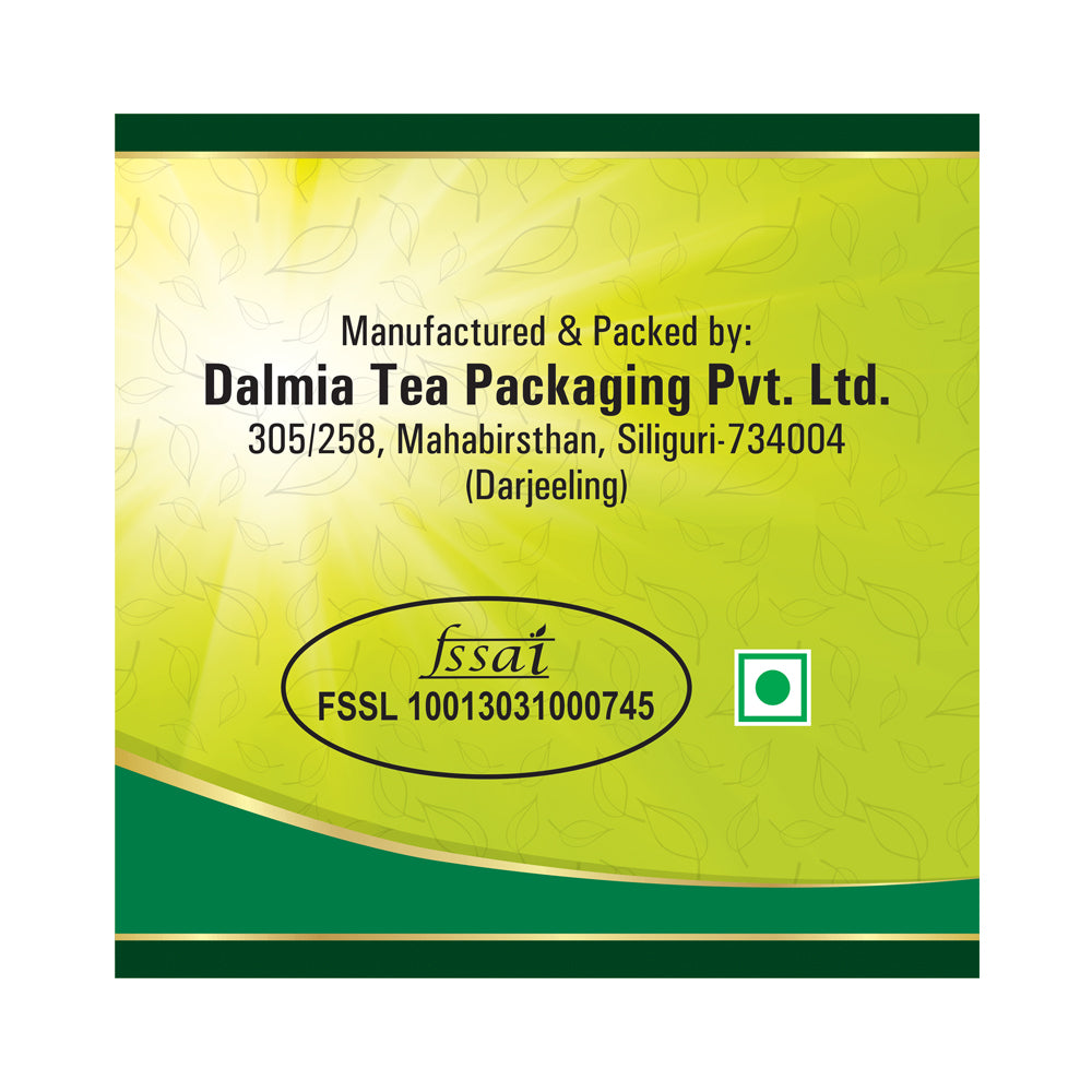 Dalmia Gold Big Brand 250gm Container Pack | Kadak Dandar Chai - Strong CTC Leaf Tea with Free Spoon in Jar |