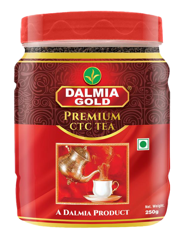 Premium Tea - 250gms Container Pack | Blend of CTC and Orthodox Long Leaf Tea (Pack of 2)