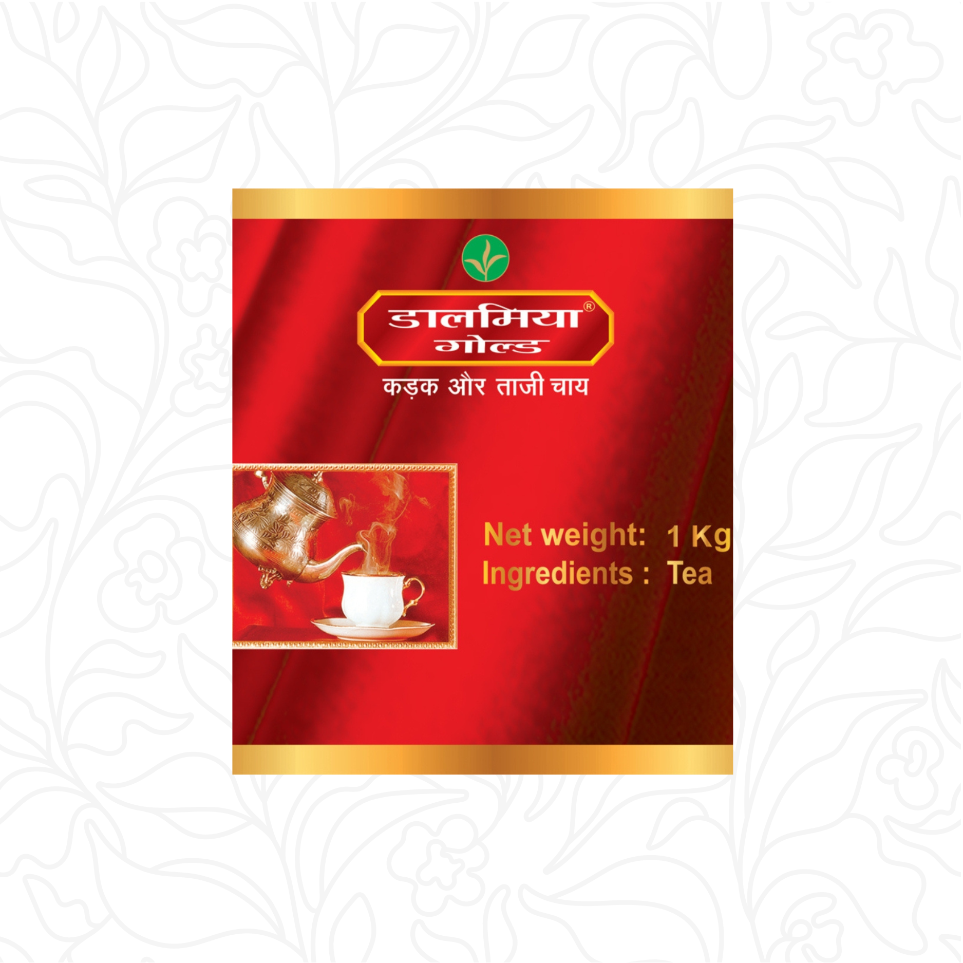 Dalmia Gold Premium Tea 500gm - Standup Pouch Pack | Blend of CTC Tea Granules from Assam and Dooars