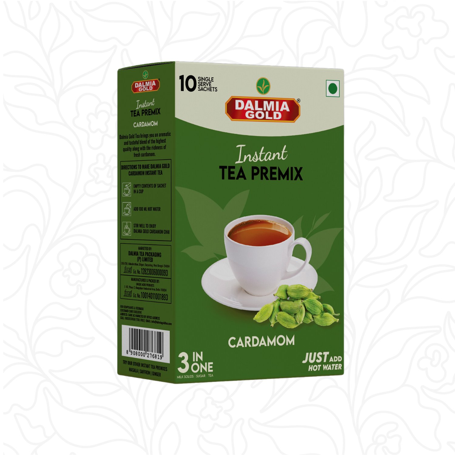 VALUE COMBO (MASALA PREMIX & CARDAMOM PREMIX) Pack of 10 Sachets each in 1 Box (Pack Of 2)