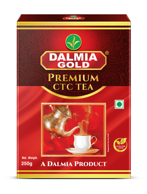 DALMIA GOLD Premium TEA - 250GMS (Mono Carton) | PREMIUM | (PACK OF 2)