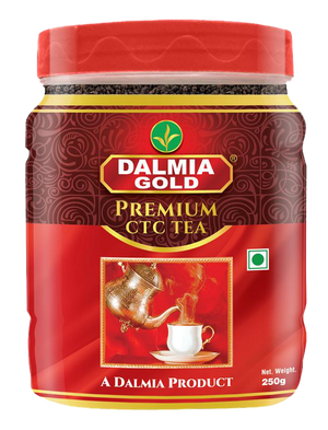 Premium Tea - 250gms Container Pack | Blend of CTC and Orthodox Long Leaf Tea (Pack of 2)